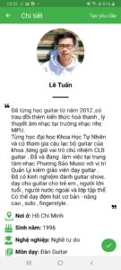 Ảnh về các gia sư đàn Guitar