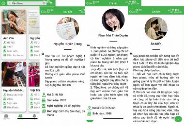 Tìm gia sư dạy Piano tại nhà học viên